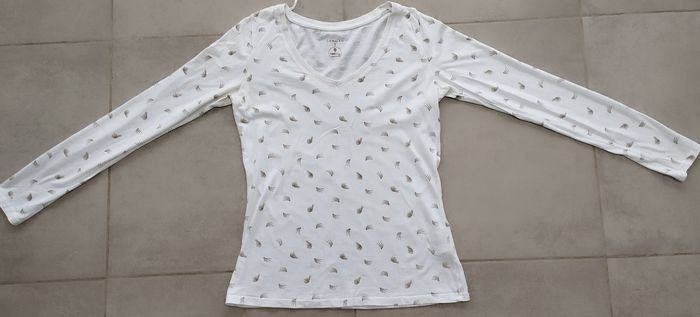 Tee-shirt manches longues femme Camaïeu (taille S) en bon état