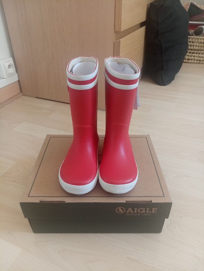 Bottes aigle rouge neuve taille 25 - photo numéro 5