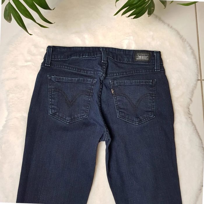 Jean Levi's 535 Legging 9M Bleu Marine - photo numéro 7