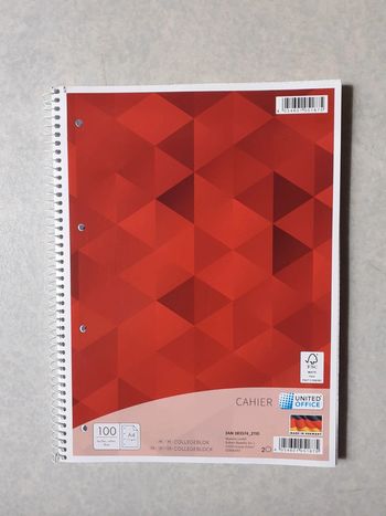 Cahier A4