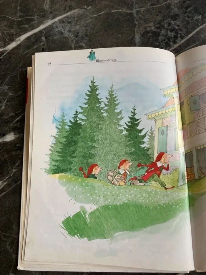 Livre blanche neige raconter par Marlene Jobert - photo numéro 3