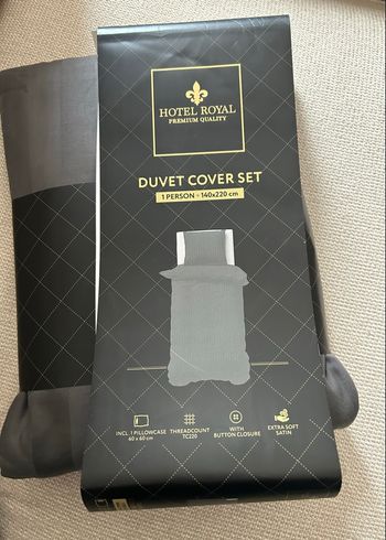 Housse de couette 140x220 + taie d’oreiller 60x60