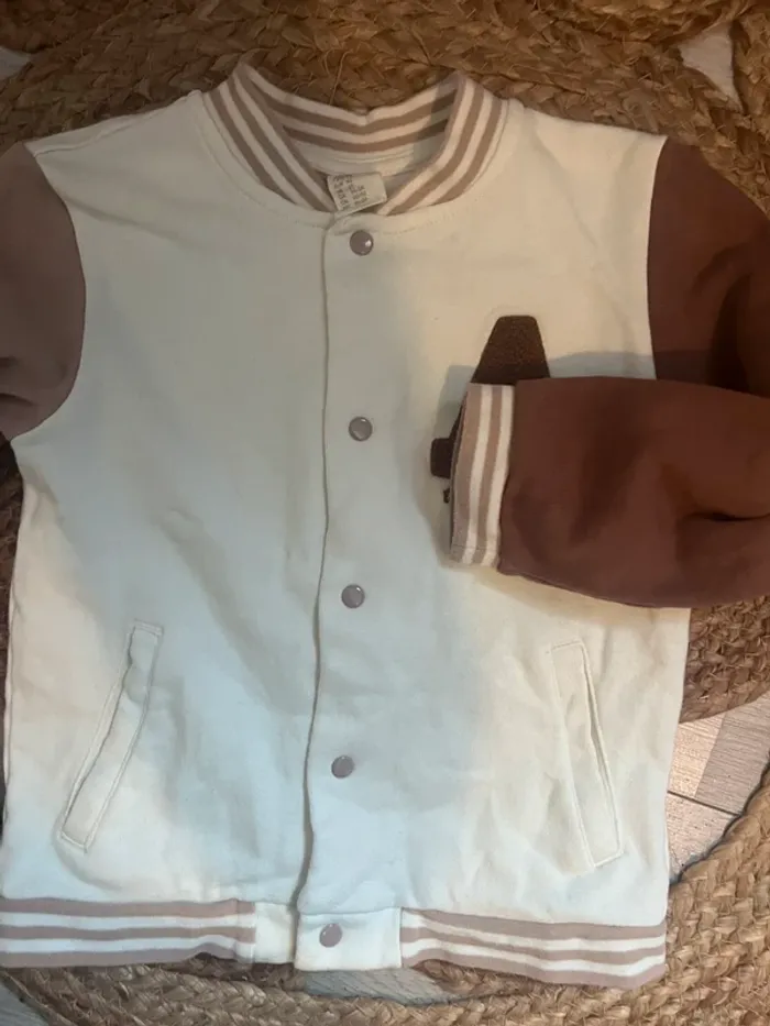 Veste Teddy H&M 92 cm - photo numéro 3