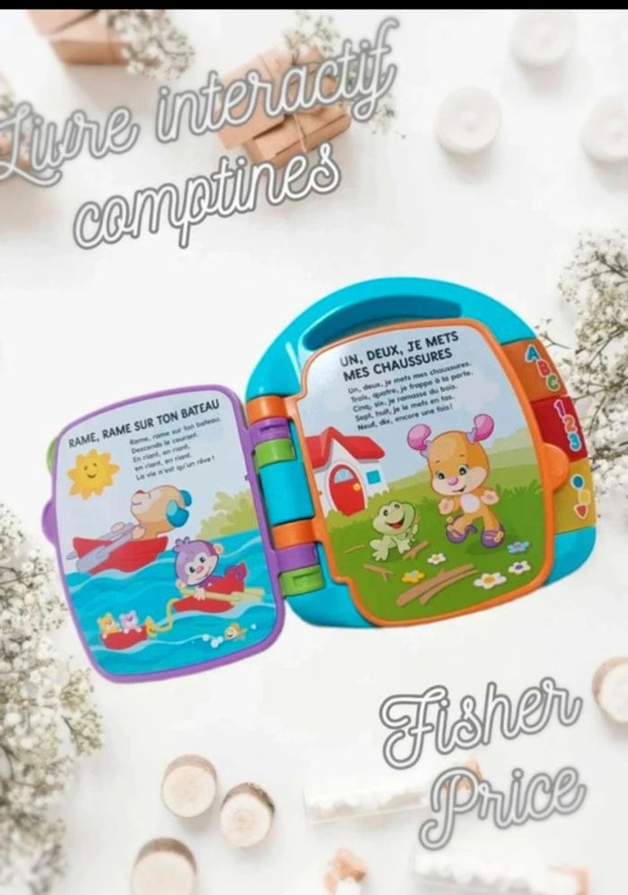Livre interactif comptines Fisher Price - photo numéro 2