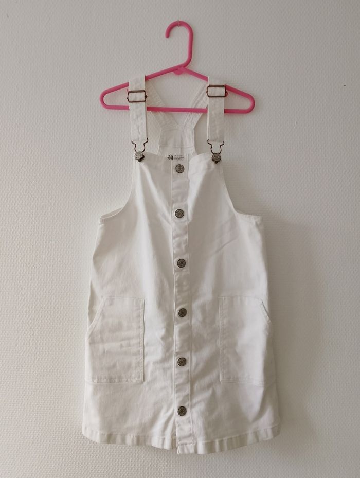 Salopette blanche h&m 10 ans - photo numéro 2