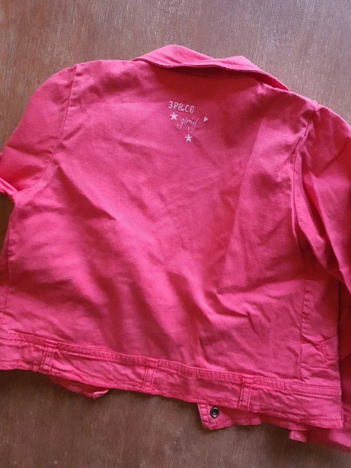 Veste en jean légère 3 pommes très bon état - photo numéro 4