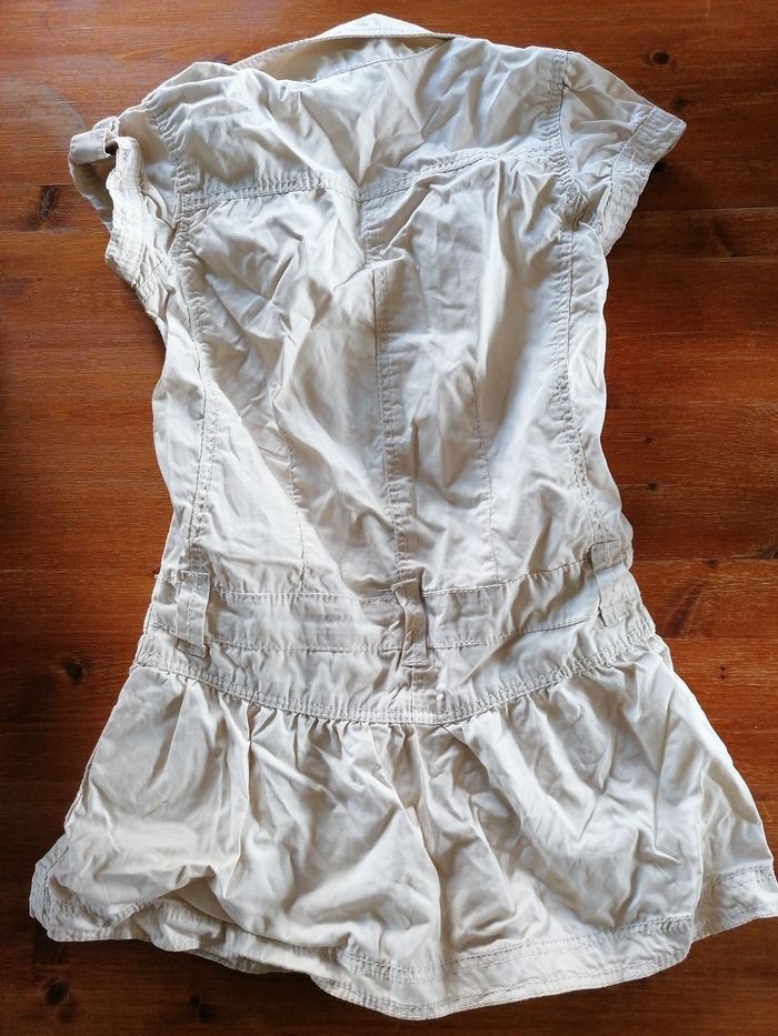 Robe crème à pressions - photo numéro 2