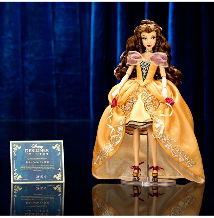 ✨ Poupée Disney Belle – Édition Limitée Collection Designer – Rare & Collector ✨ - photo numéro 2