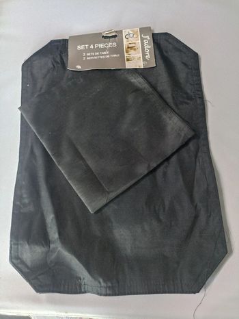 Set de table et serviette de table