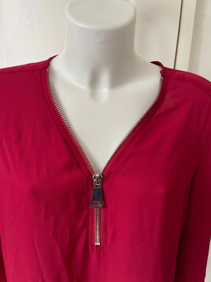 Blouse bordeaux - photo numéro 5
