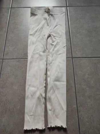 Legging blanc tape à l'oeil