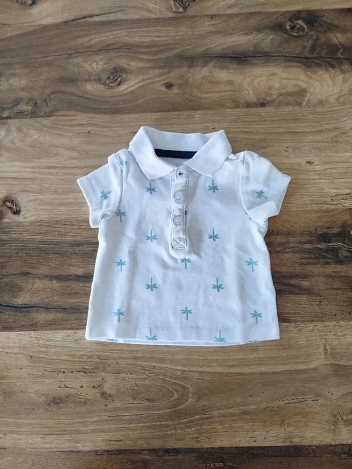 Lot 3 mois chemises, chemisettes, tee shirt et polo - photo numéro 4