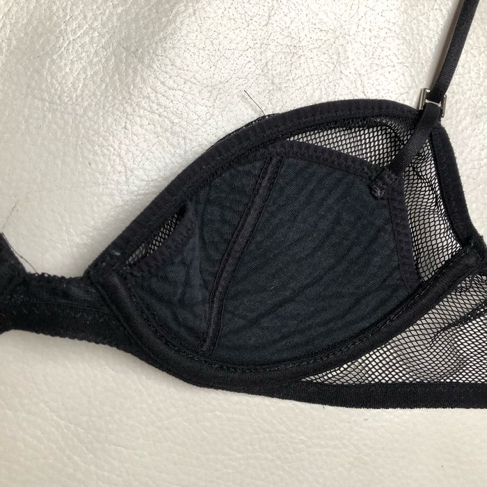 Soutien gorge noir résille 85 B Dim - photo numéro 6