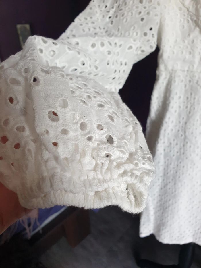 Robe courte Broderie Anglaise - photo numéro 2