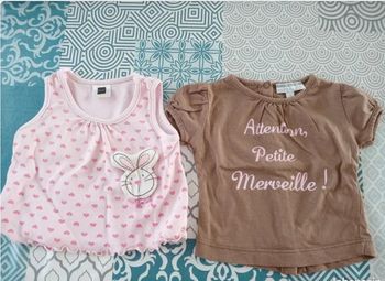 Lot débardeur t-shirt