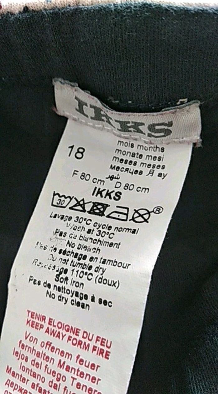 Legging IKKS réversible 18 mois - photo numéro 2