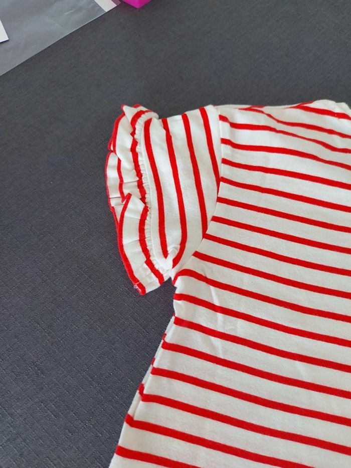 Tee-shirt marinière sequins magiques Vertbaudet 5 ans - photo numéro 12