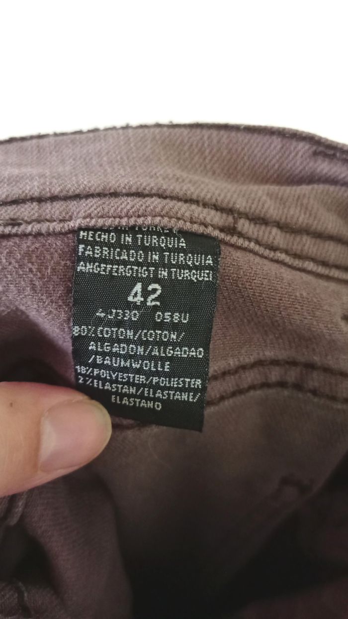🌸Jean marron, Caroll , taille 42 XL - photo numéro 6