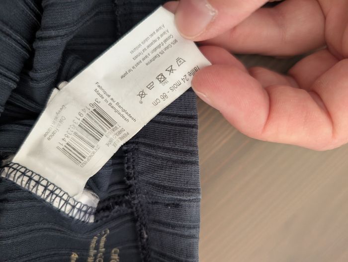 Lot de deux leggings 24 mois bout chou - photo numéro 8