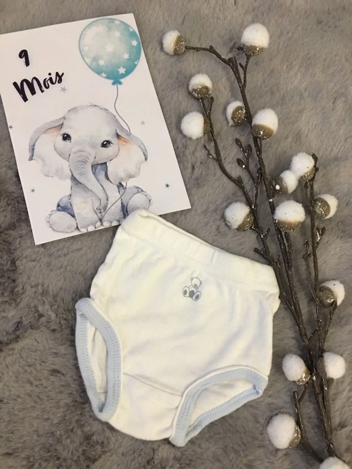 Lot slip / culotte 9 mois - photo numéro 4