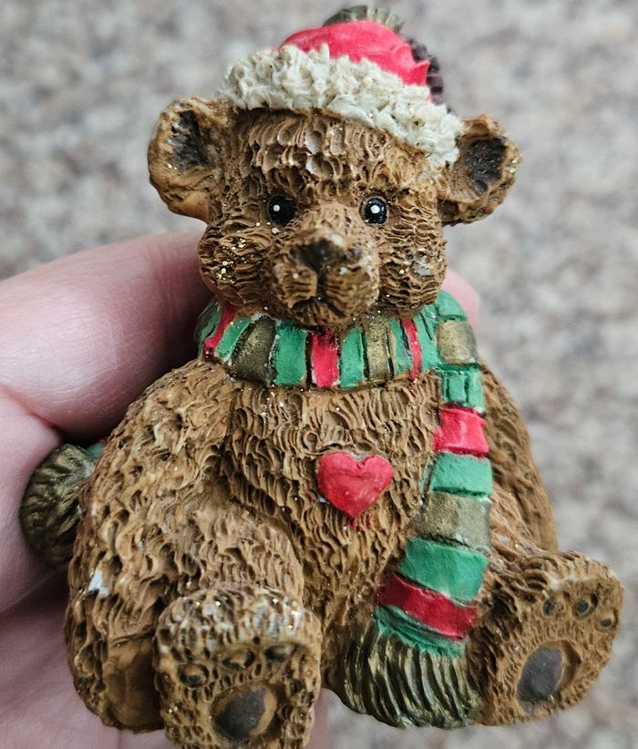 Bibelot ours tenue de Noël - photo numéro 2