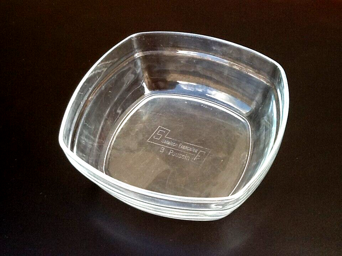 Années 1970 Plat Arcoroc Verre transparent SF (Salaison Française) B Poussin - photo numéro 6