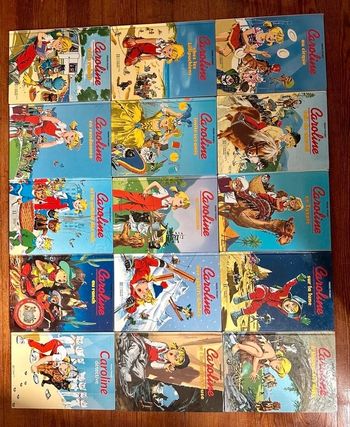Lot de 15 livres Caroline Pierre Probst années 90 Hachette jeunesse bd album