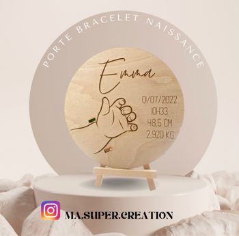 Porte bracelet de naissance