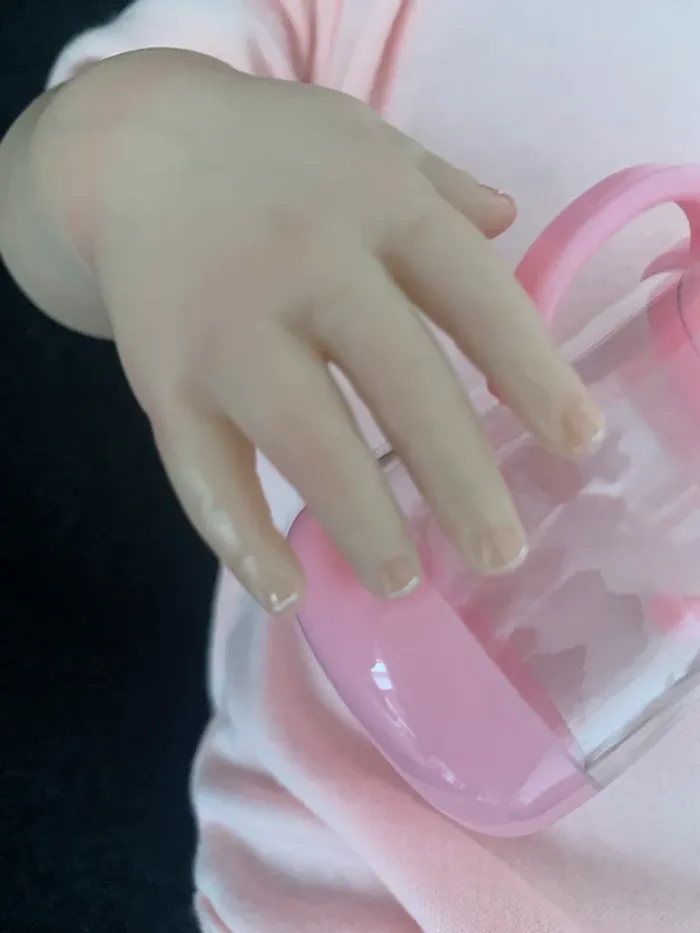Bébé Reborn réaliste de 48 cm en vinyle souple - photo numéro 5
