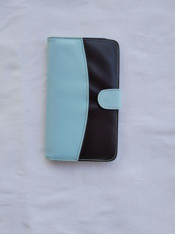 Portefeuille multipoches Portemonnaie bleu