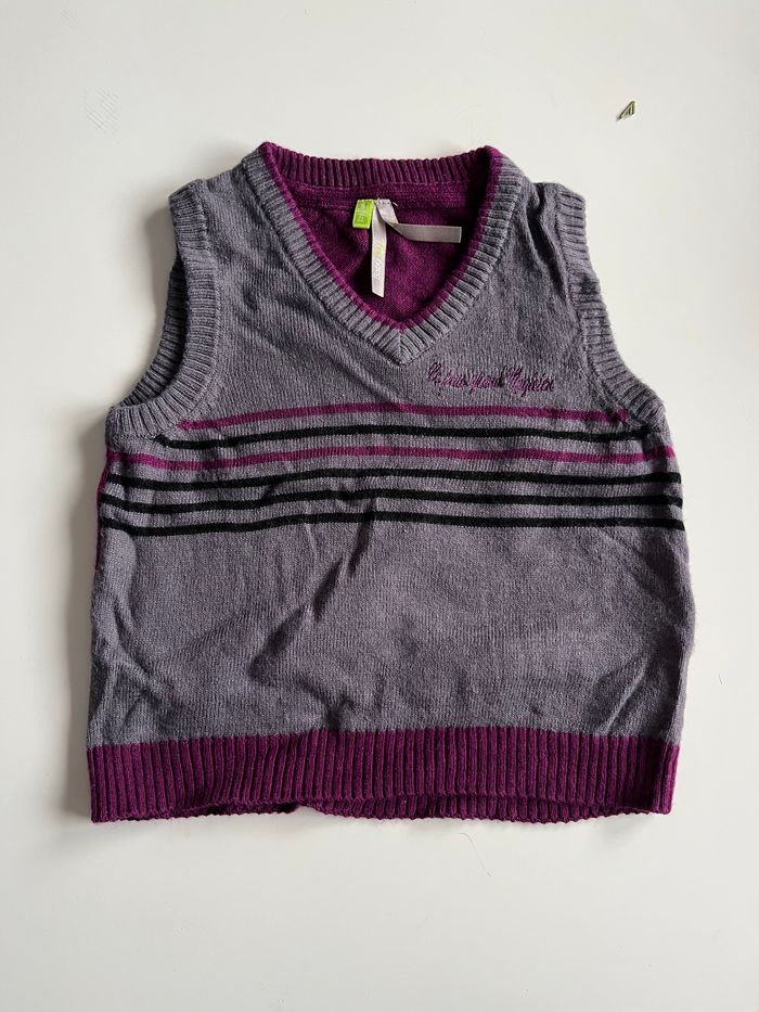 Pull sans manches bébé garçon