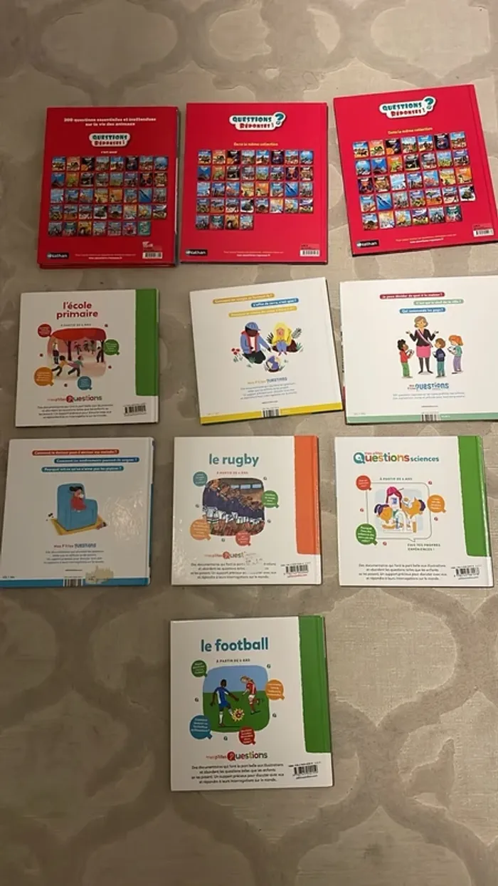 Lot de 11 livres éducatifs “Questions / Réponses” pour enfants – dès 6 ans - photo numéro 5