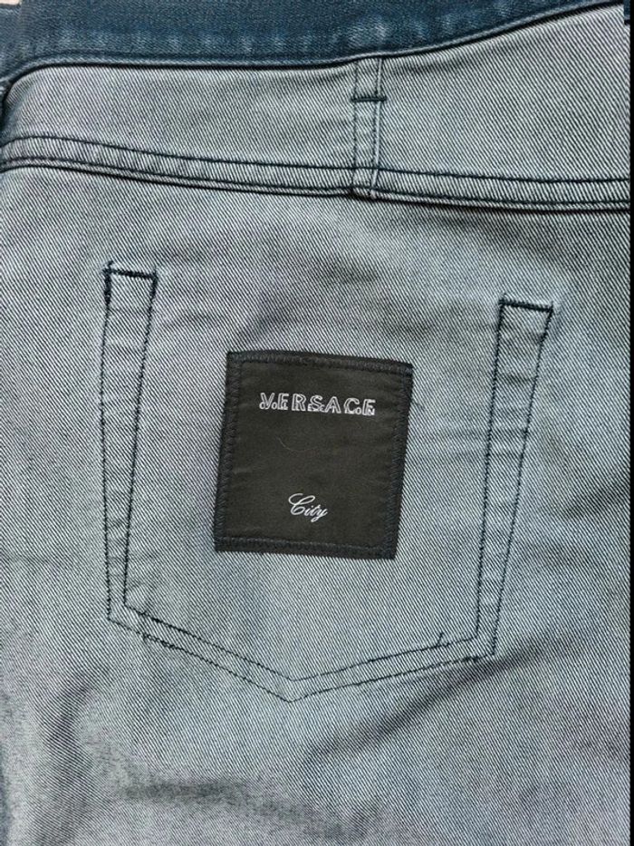 Jean Homme Versace City Vintage Y2K - Taille 38 - Coupe Droite Classique - photo numéro 18