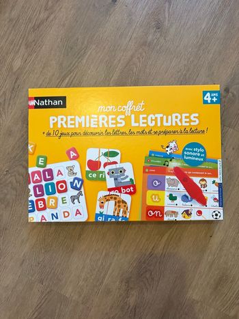 Jeu mon coffret premières lectures Nathan neuf