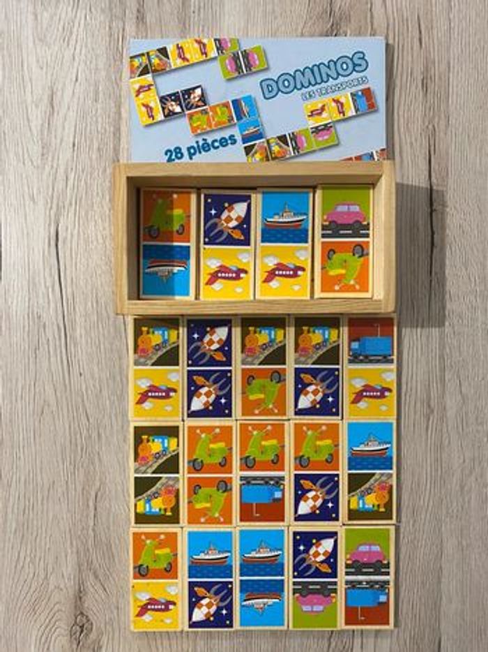 Jeu domino véhicules