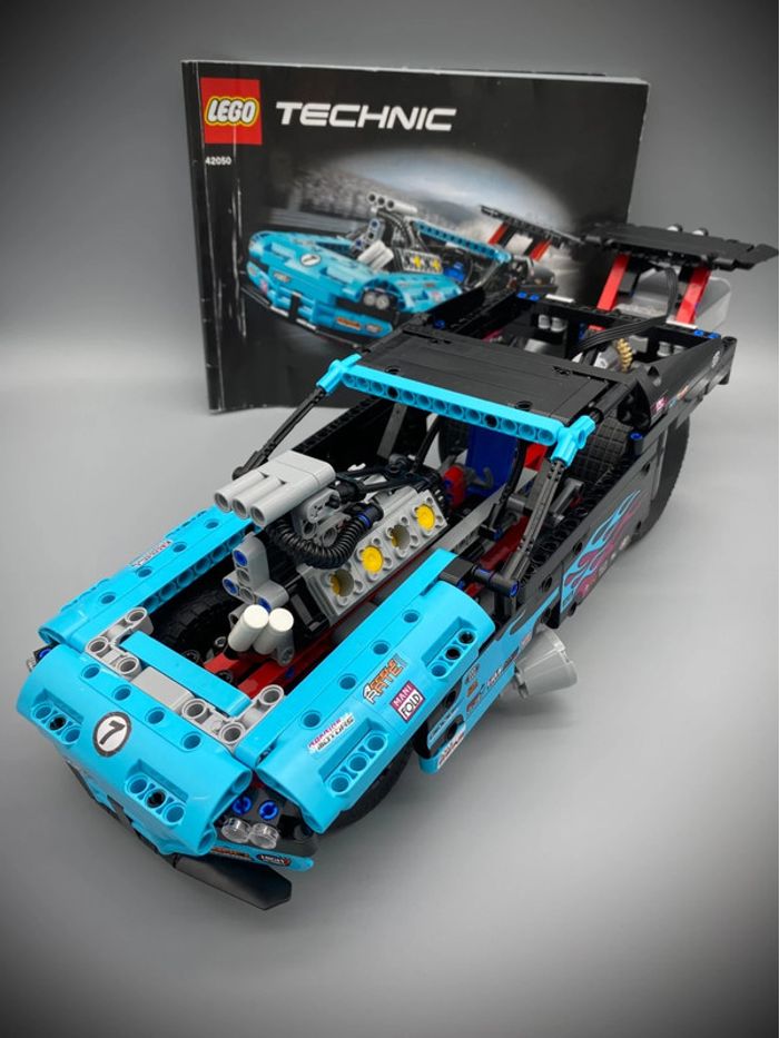 LEGO Technic 42050 - Le Véhicule Drasgter - Complet avec Notice et Moteur