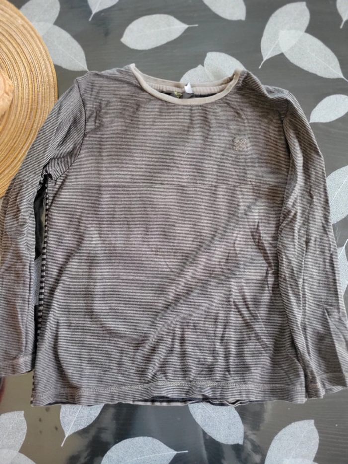 Lot de 5 tee-shirts manches longues garçon 8 ans multicolores - photo numéro 16