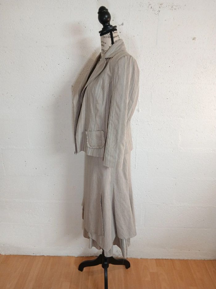 🧥 Ensemble jupe + veste Affinités by Armand Thierry – Taille 40 – Très bon état - photo numéro 4