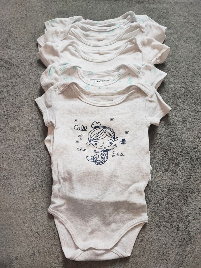 Lot de 5 bodies 24 mois (86cm)