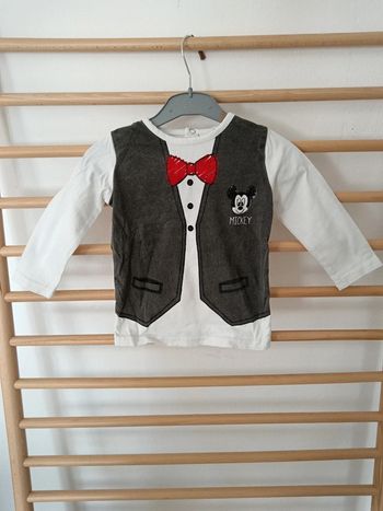 T-shirt manche longue disney baby mickey