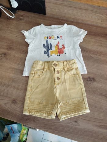 Tee-shirt et bermuda
