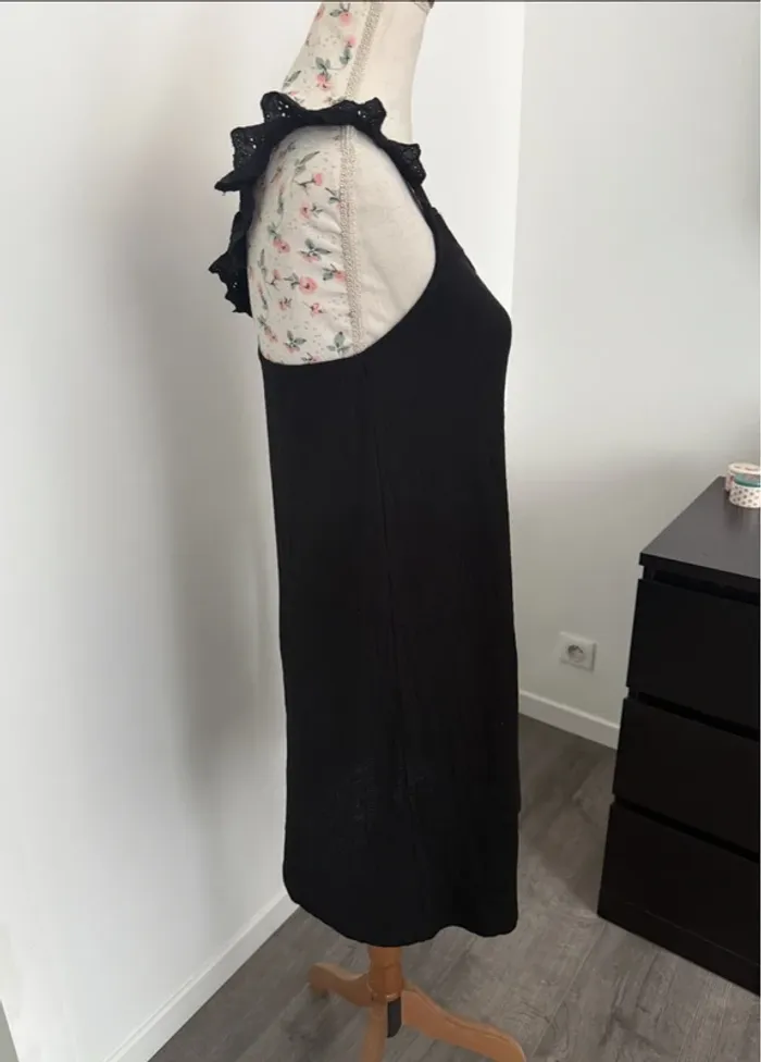 Robe d'été noire Camaïeu taille S ou 36 - photo numéro 7