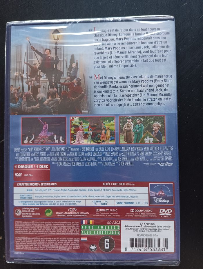 DVD le retour de Mary Poppins neuf - photo numéro 7