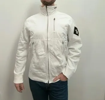 Veste pull épaisse Ralph Lauren homme taille L blanche épaisse excellent état