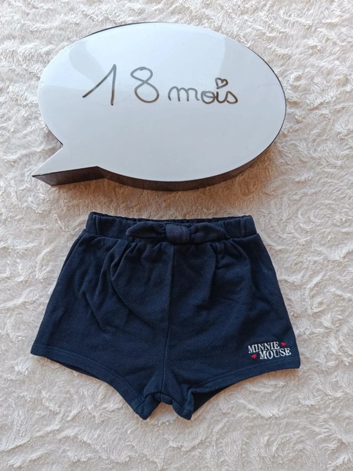 Short Fille 18 mois Minnie mouse Disney Baby