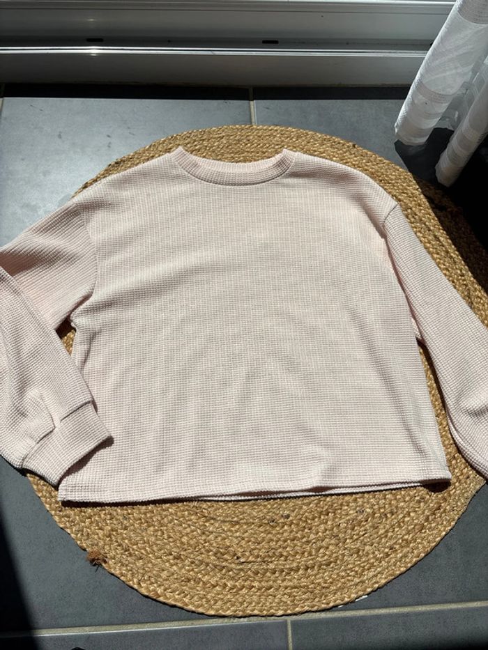 Pull saumon beige