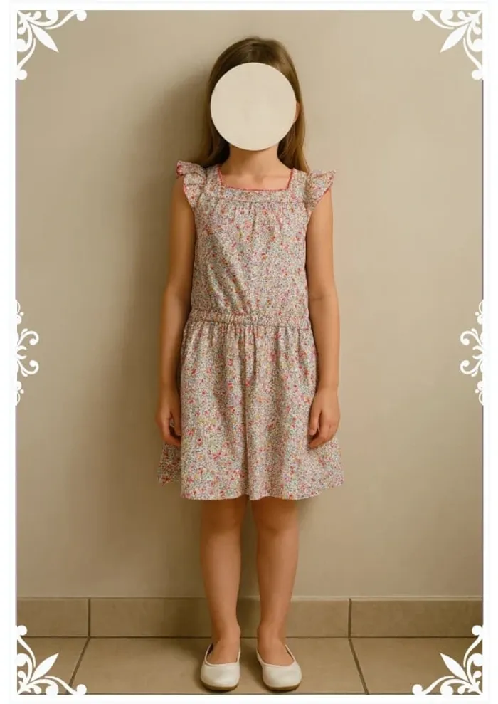 🌸 Adorable robe à fleurs Graffity Kids – Taille 10 ans 🌸
