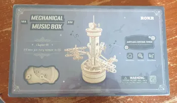 Maquette boite musicale - tour de contrôle avion - Neuf
