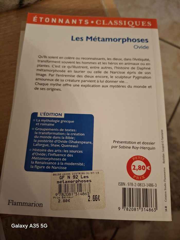 LES METAMORPHOSESœ - photo numéro 2