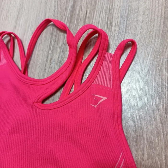 Brassière gymshark femme M rose fushia - photo numéro 3
